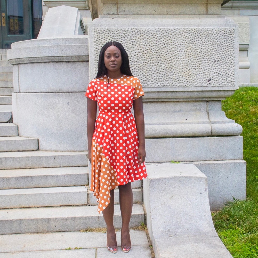 Polka dot dress